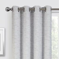 Max Blackout Alexandria Grommet Top Energy Saving 100% Single Curtain Panel