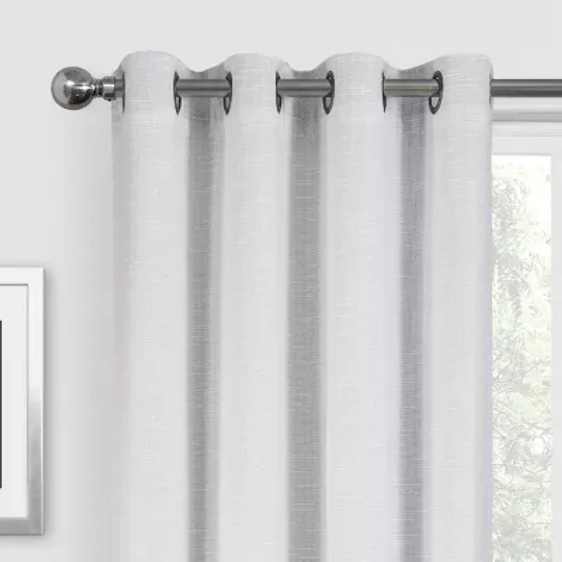 Max Blackout Alexandria Grommet Top Energy Saving 100% Single Curtain Panel