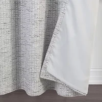 Max Blackout Alexandria Grommet Top Energy Saving 100% Single Curtain Panel