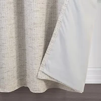 Max Blackout Alexandria Grommet Top Energy Saving 100% Single Curtain Panel