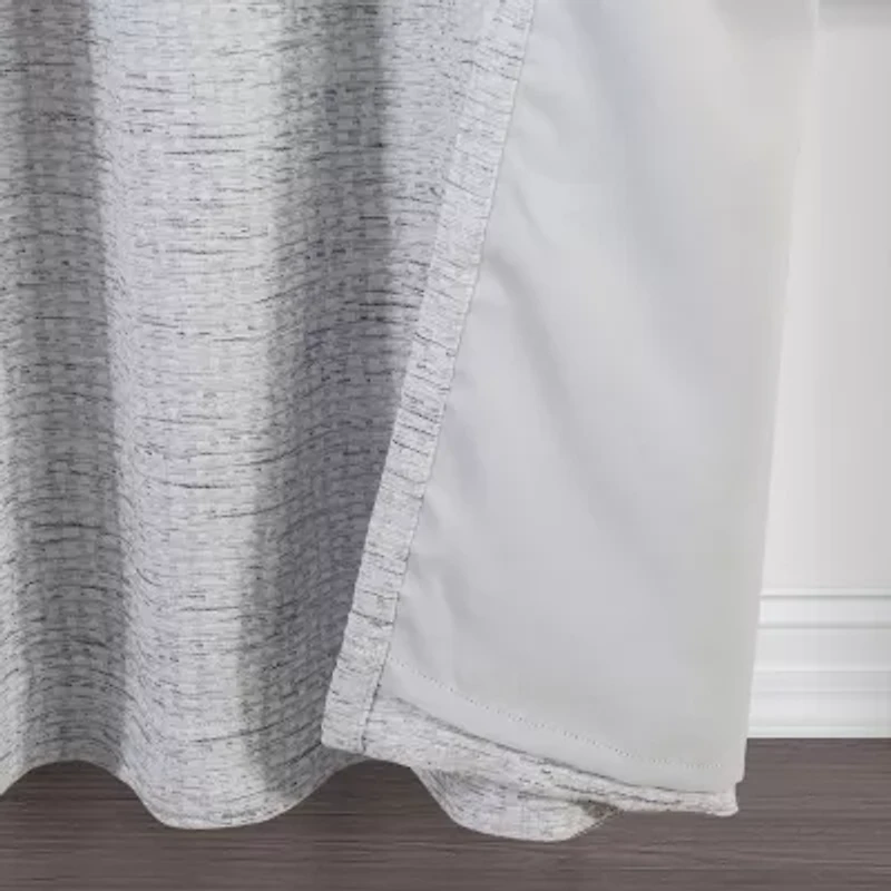 Max Blackout Alexandria Grommet Top Energy Saving 100% Single Curtain Panel