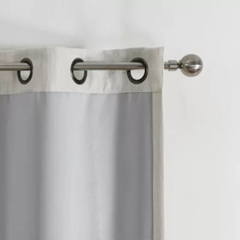Max Blackout Campbell Grommet Top Energy Saving 100% Single Curtain Panel