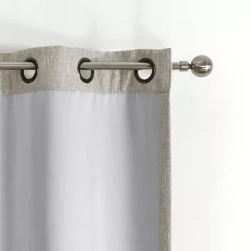 Max Blackout Campbell Grommet Top Energy Saving 100% Single Curtain Panel