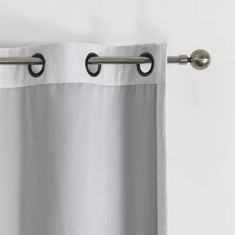 Max Blackout Campbell Grommet Top Energy Saving 100% Single Curtain Panel