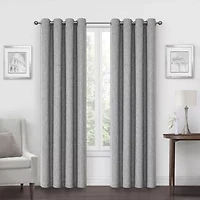 Max Blackout Campbell Grommet Top Energy Saving 100% Single Curtain Panel