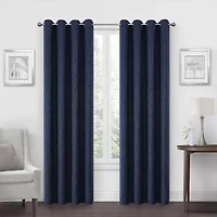 Max Blackout Campbell Grommet Top Energy Saving 100% Single Curtain Panel
