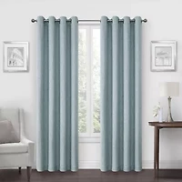 Max Blackout Campbell Grommet Top Energy Saving 100% Single Curtain Panel
