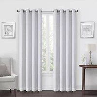 Max Blackout Campbell Grommet Top Energy Saving 100% Single Curtain Panel