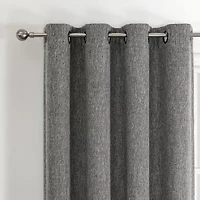 Max Blackout Campbell Grommet Top Energy Saving 100% Single Curtain Panel