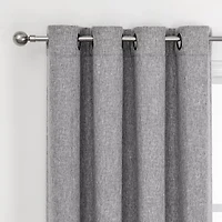 Max Blackout Campbell Grommet Top Energy Saving 100% Single Curtain Panel