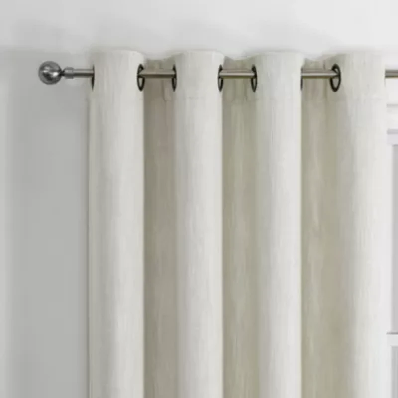 Max Blackout Campbell Grommet Top Energy Saving 100% Single Curtain Panel