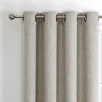 Max Blackout Campbell Grommet Top Energy Saving 100% Single Curtain Panel