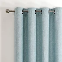 Max Blackout Campbell Grommet Top Energy Saving 100% Single Curtain Panel