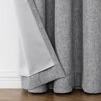 Max Blackout Campbell Grommet Top Energy Saving 100% Single Curtain Panel