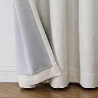 Max Blackout Campbell Grommet Top Energy Saving 100% Single Curtain Panel