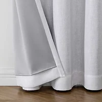 Max Blackout Campbell Grommet Top Energy Saving 100% Single Curtain Panel