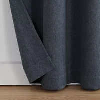 Sun Zero Orleans Grommet Top Energy Saving 100% Blackout Single Curtain Panel