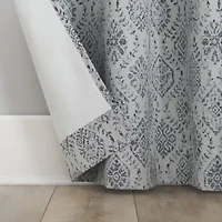 Sun Zero Delfina Grommet Top Energy Saving 100% Blackout Single Curtain Panel