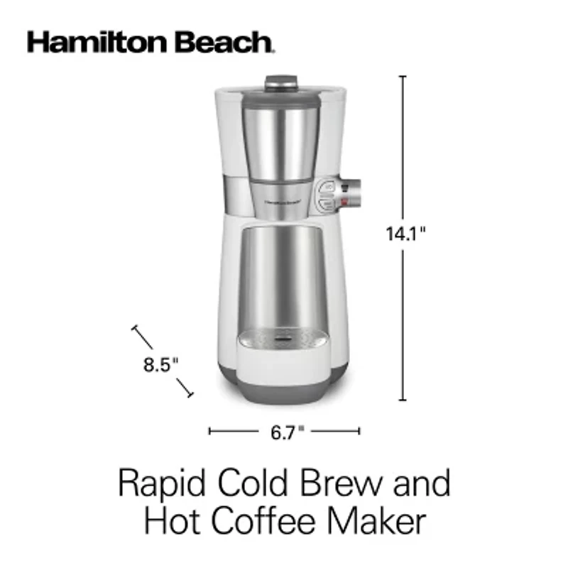 Hamilton Beach Convenient Craft Rapid Cold Brew & Hot Coffee Maker