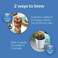 Hamilton Beach Convenient Craft Rapid Cold Brew & Hot Coffee Maker