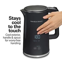 Hamilton Beach 1.7 Liter Cool-Touch Digital Kettle
