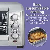 Hamilton Beach Air Fryer Toaster Oven with Quantum Air Fry™ Technology
