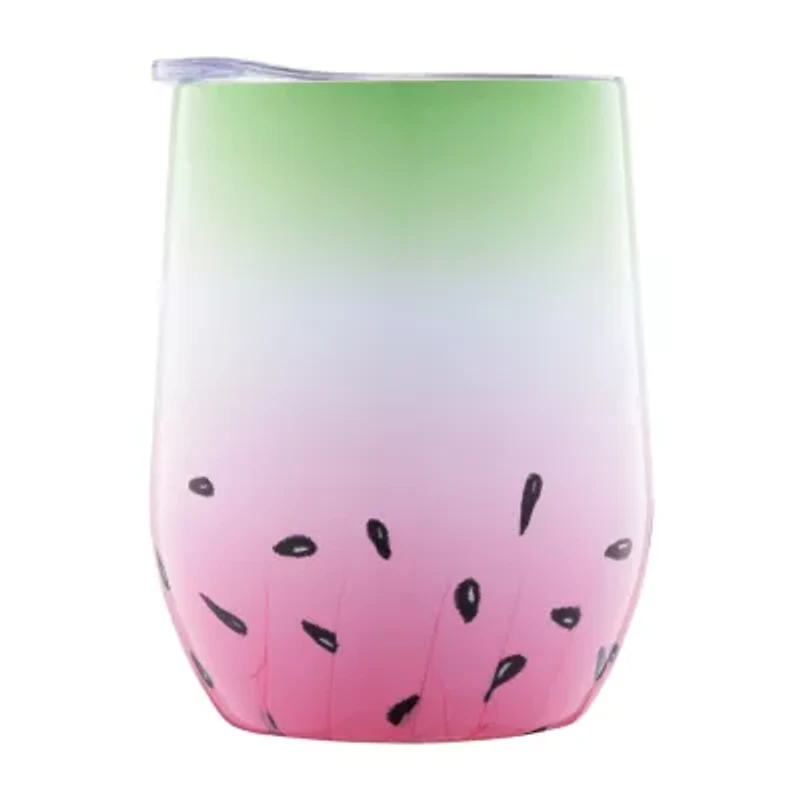 Cambridge Stemless 12oz Ombre Watermelon Wine Tumbler