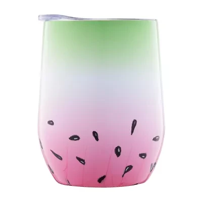 Cambridge Stemless 12oz Ombre Watermelon Wine Tumbler