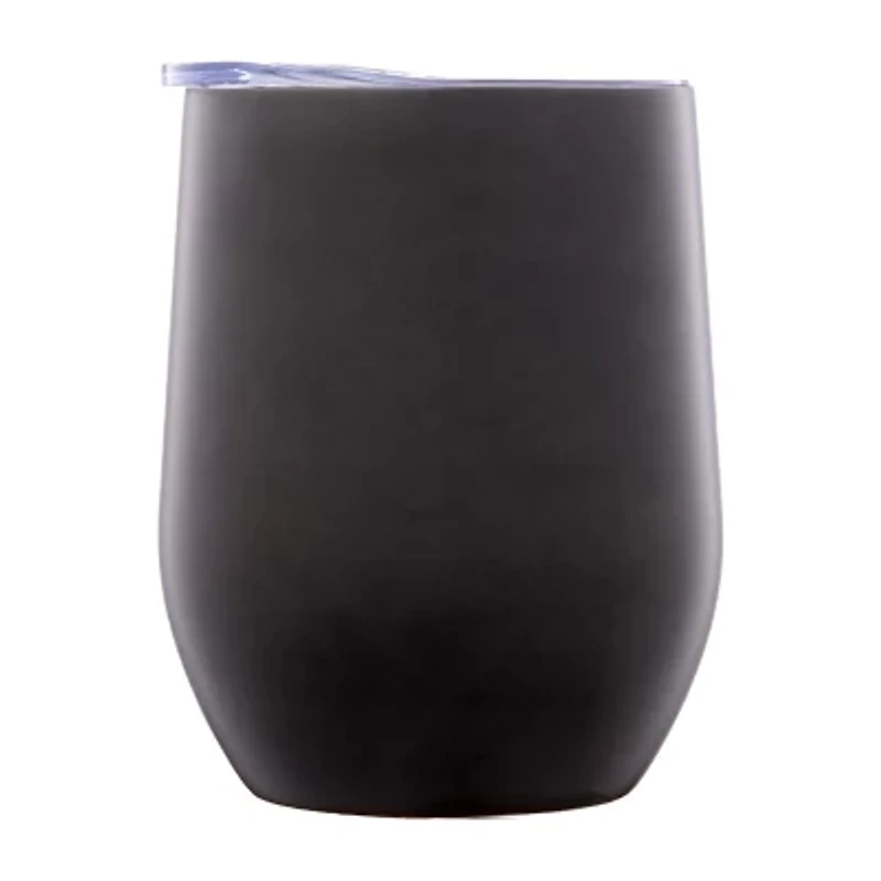 Cambridge 12oz Black Wine Tumbler