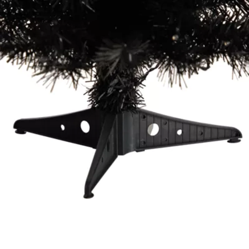 Nearly Natural 2 Foot Black Faux With Lights Artificial Plant