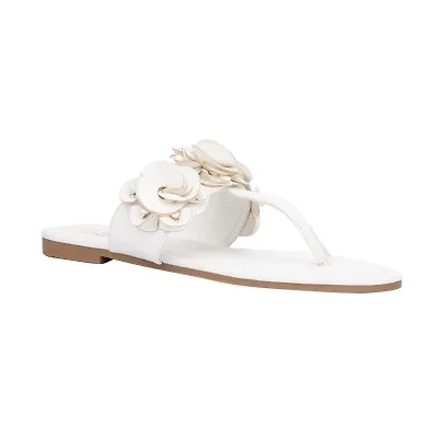 New York & Company Womens Liana Flat Sandals