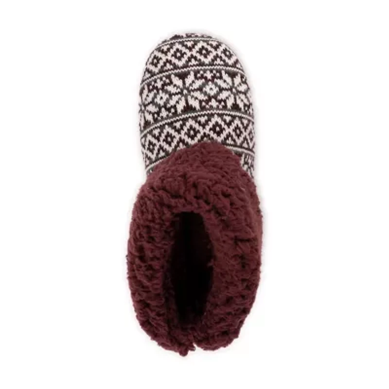 Muk Luks Melinda Womens Bootie Slippers