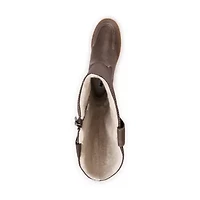 Muk Luks Womens Sloane Wedge Heel Dress Boots