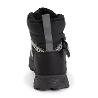 Muk Luks Womens Wren Water Resistant Flat Heel Winter Boots