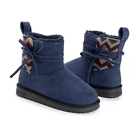 Muk Luks Womens Teenie Flat Heel Winter Boots