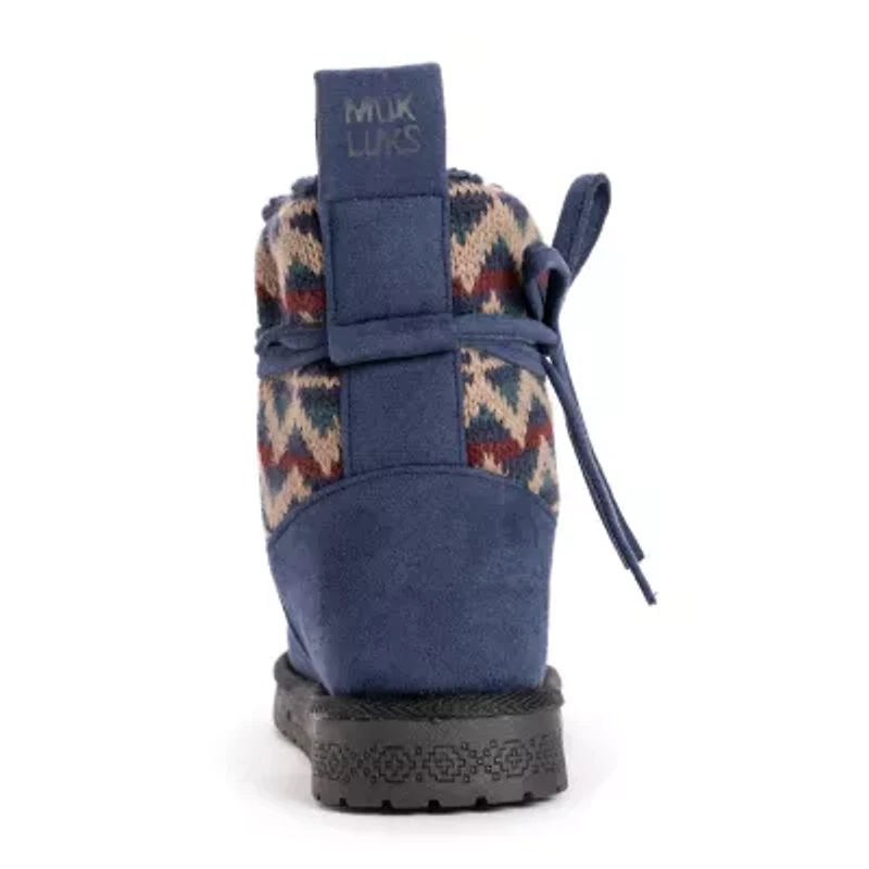 Muk Luks Womens Teenie Flat Heel Winter Boots
