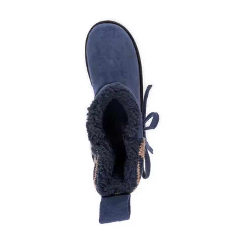 Muk Luks Womens Teenie Flat Heel Winter Boots