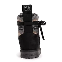 Muk Luks Womens Teenie Flat Heel Winter Boots