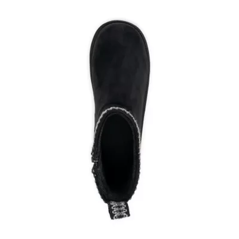 Muk Luks Womens Larissa Flat Heel Winter Boots