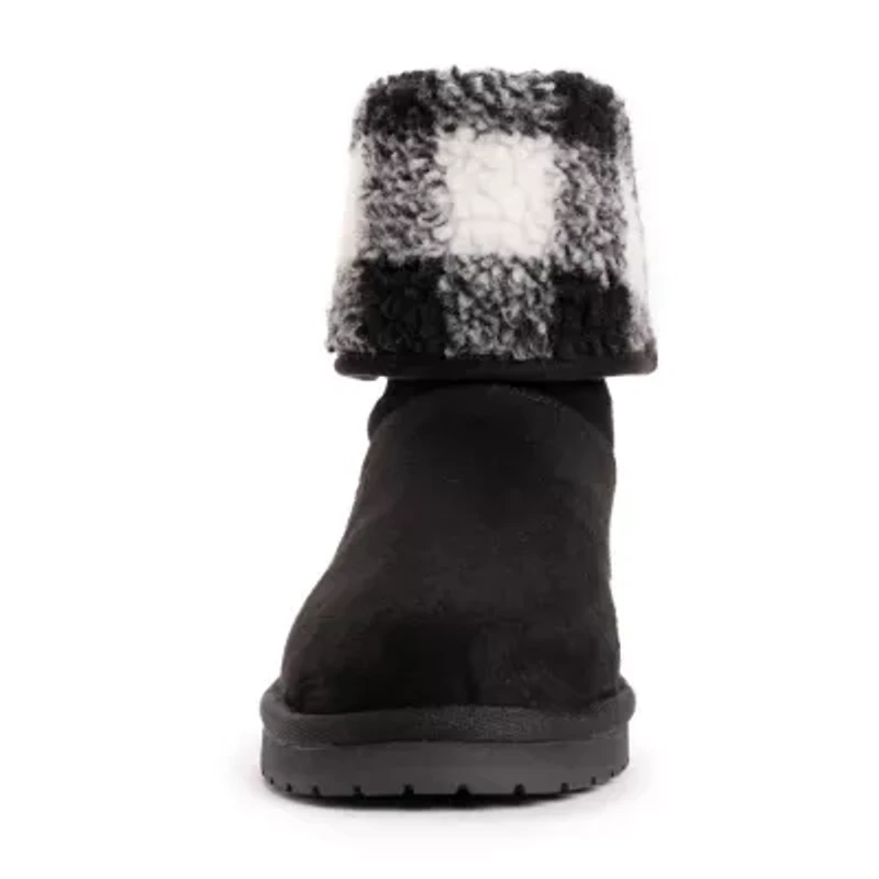 Muk Luks Womens Clover Flat Heel Winter Boots