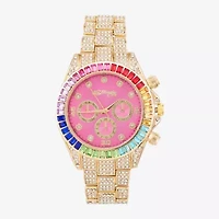 Ed Hardy Womens Gold Tone Bracelet Watch 14951g-42-Q27
