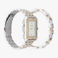 American Exchange Mens Two Tone Bracelet Watch M0050s-42-B34