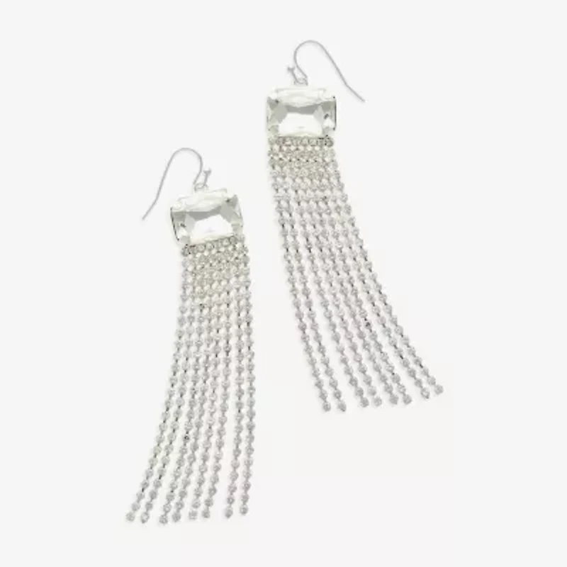 Mixit Womens Cubic Zirconia Hypoallergenic Drop Earrings