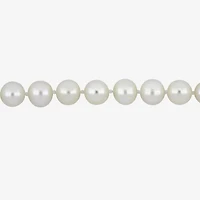 Womens White Sterling Silver 18 Inch Strand Necklace