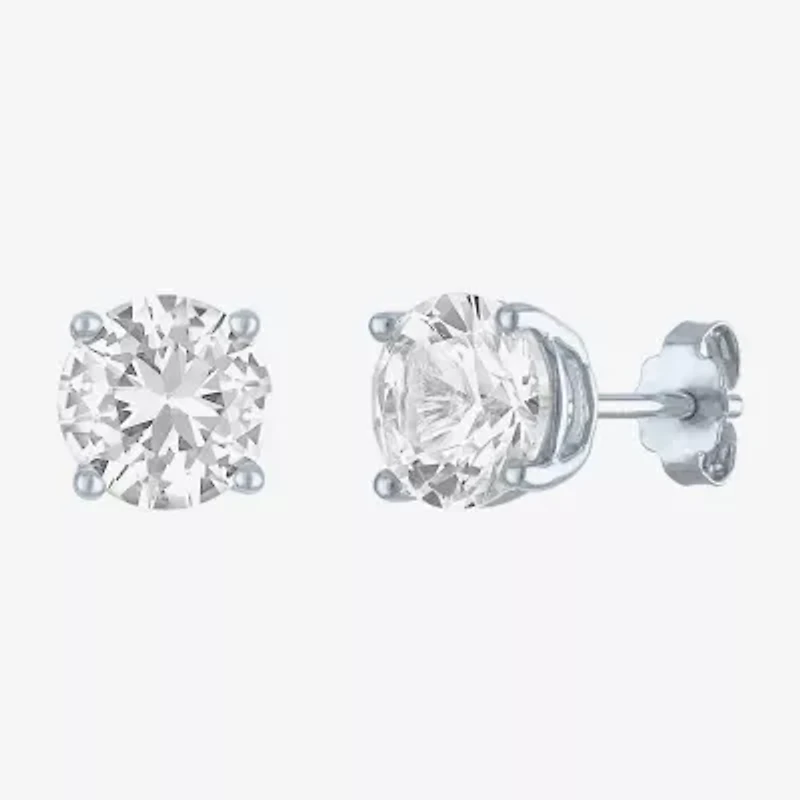 Womens Lab Created White Sapphire Sterling Silver Jewelry Set