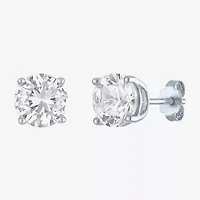 Womens Lab Created White Sapphire Sterling Silver Jewelry Set