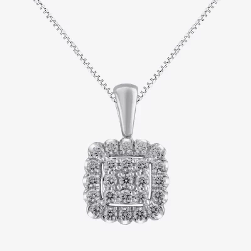 Diamond Blossom Womens 3/4 CT. T.W. Natural White 14K Gold 2-pc. Jewelry Set