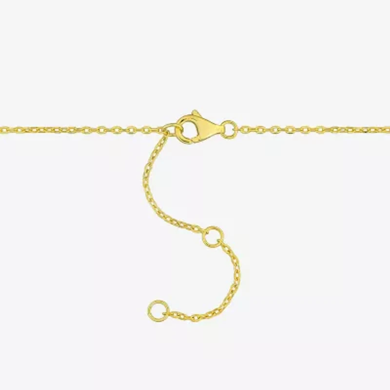 Womens Genuine Green Peridot 18K Gold Over Silver Beaded Bracelet