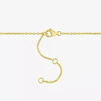 Womens Genuine Green Peridot 18K Gold Over Silver Beaded Bracelet