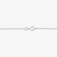 Womens Genuine Gemstone 18K Gold Over Silver Pendant Necklace